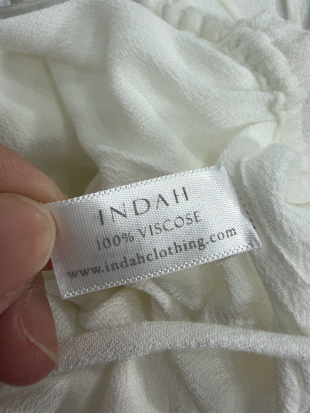 INDAH River Maxi Dress white cream size S/M - Picture 14 of 16